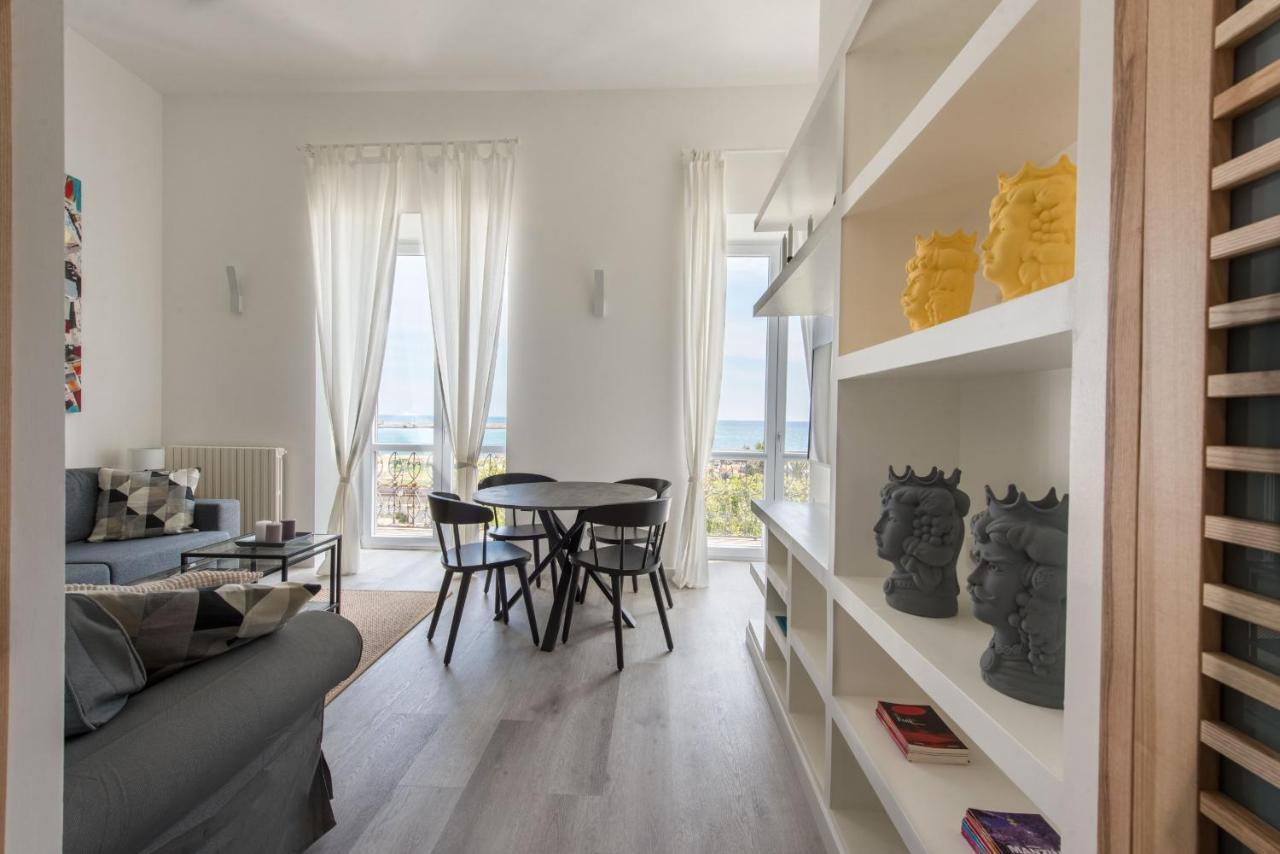 شقة Loft Trinacria Con Vista Mare باليرمو المظهر الخارجي الصورة