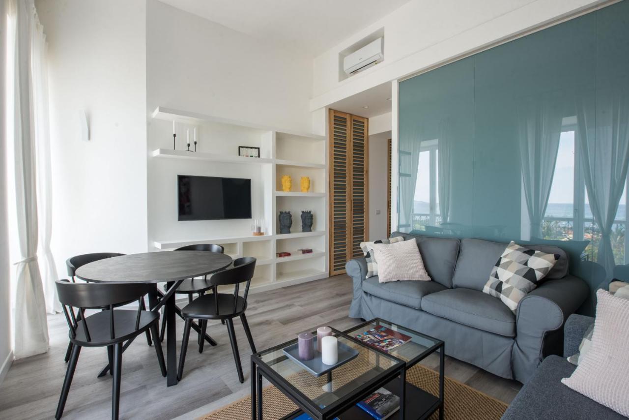 شقة Loft Trinacria Con Vista Mare باليرمو المظهر الخارجي الصورة